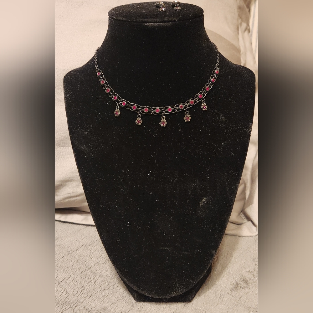 Boho Adjustable Necklace/Earrings Set